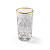 Glas Hobstar Longdrink gouden rand