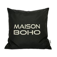 Maison BOHO kussenhoes black 45x45